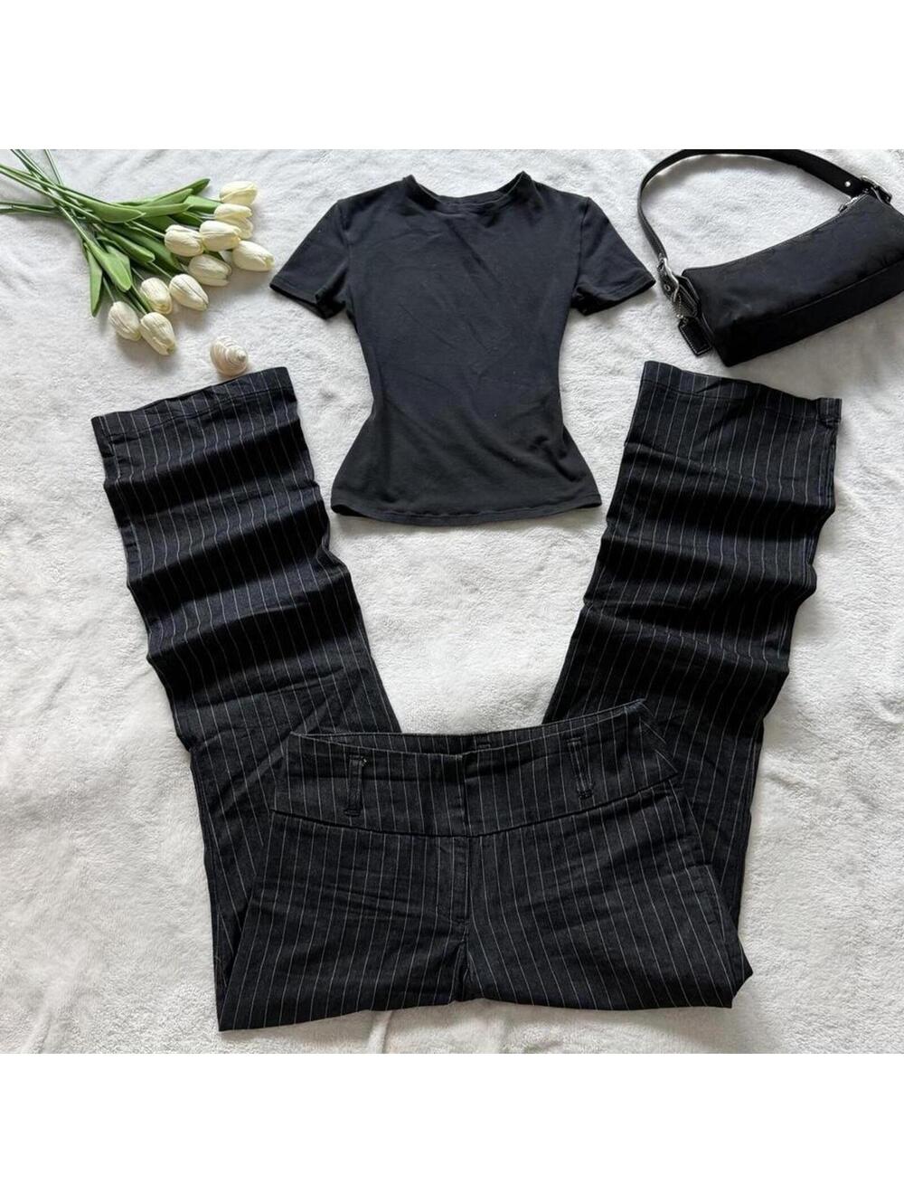 low rise dress pants